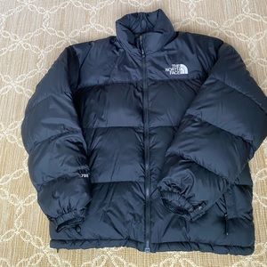 Vintage North Face 700 down puffer jacket.  Size XL, Black. Extremely warm!